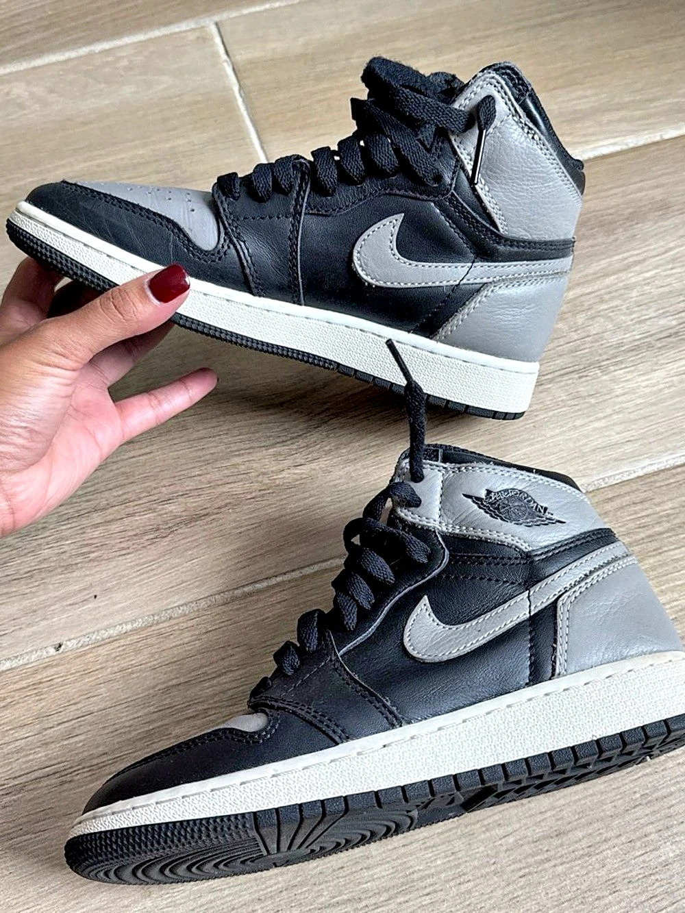 Nike Air Jordan 1 High Sneakers Black & Gray